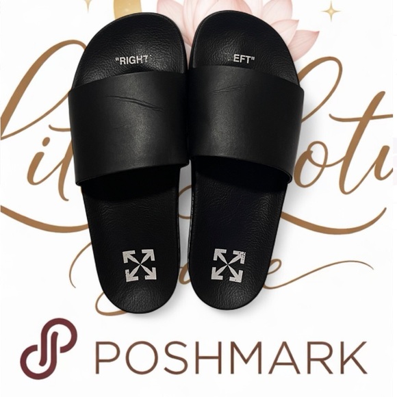 Off-White Logo Pool Slides - Black | Men\'s Size
10 (EU 43)